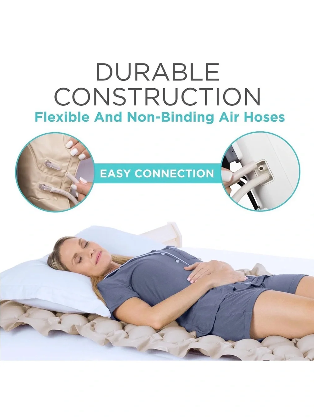 Vive Alternating Air Pressure Mattress Pad, Doctor Recommended - New in Box